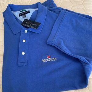Tommy Hilfiger Men’s XXXL Molson Golf Polo Shirt Blue NEW WITH TAGS